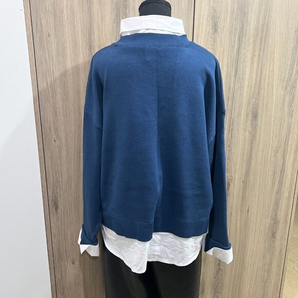 Maeve Anthropologie Graphic Twofer NYC Sweater - Picture 9 of 13